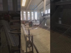 দ্রুত উত্পাদন জন্য উচ্চ গতির Weaving সঙ্গে Gabion Mesh মেশিন