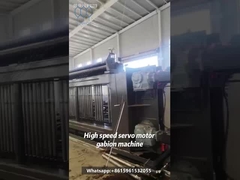 সার্ভো ইন্টেলিজেন্ট গ্যাবিয়ন জাল মেশিন অপারেশনে।