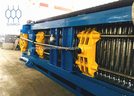 কেনা গ্যালভানাইজড স্টীল ওয়্যার 66x88mm গ্যাবিয়ন মেশিন ম্যাক্স ওয়েভিং প্রস্থ 6300mm অনলাইনে উৎপাদন