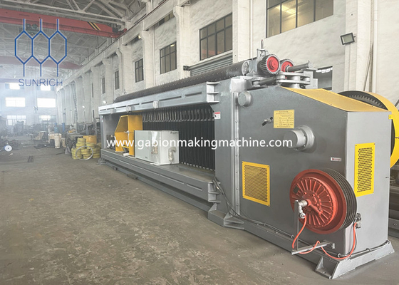 কেনা 3.0mm 66x88mm গ্যাবিয়ন জাল মেশিন পিএলসি কন্ট্রোল সিস্টেম অনলাইনে উৎপাদন