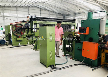 কেনা 4300mm নেট প্রস্থ Gabion উত্পাদনের লাইন বৈদ্যুতিক সিস্টেমের সাথে PLC নিয়ন্ত্রণ অনলাইনে উৎপাদন