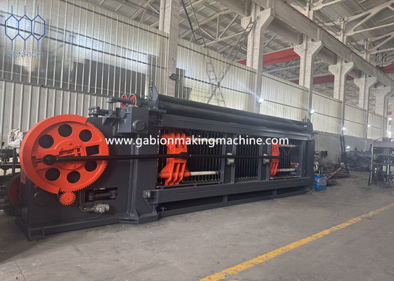 কেনা 380V / 50HZ পাওয়ার গ্যালভানাইজড স্টিল ওয়্যার গ্যাবিয়ন বক্স মেশিন 15-20m / মিনিট উত্পাদন গতি অনলাইনে উৎপাদন