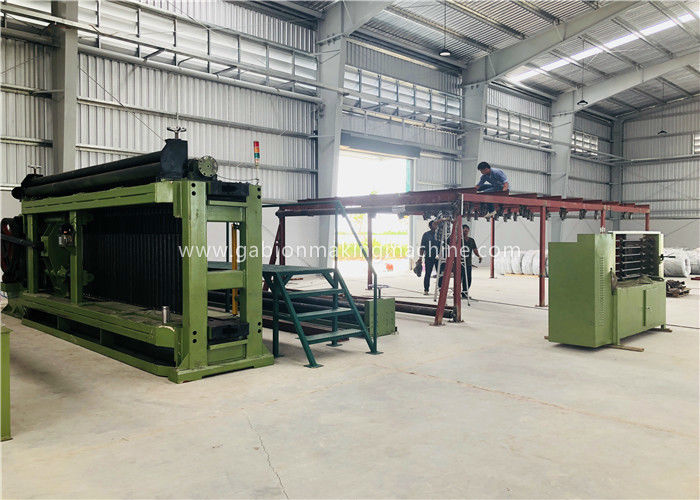 PLC Control Gabion Mesh Machine Power Saving Wear Resistance For Construction
