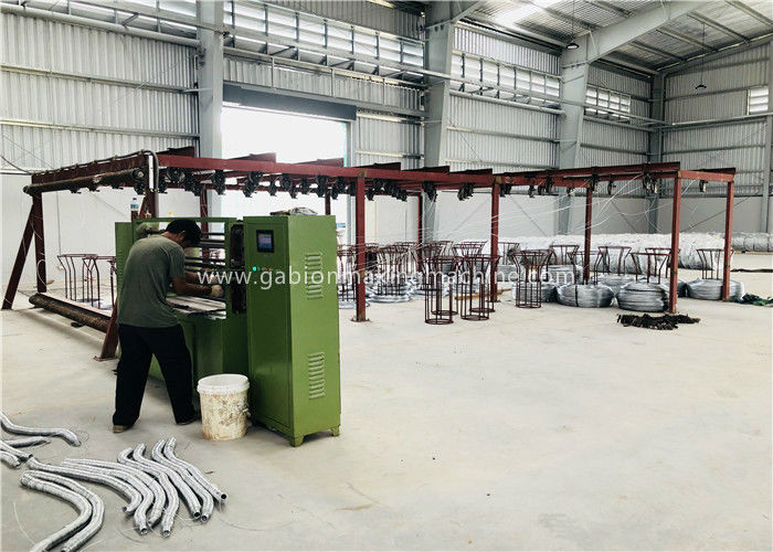PVC / Galvanized Gabion Box Machine , Hexagonal Mesh Machine SGS TUV Approved